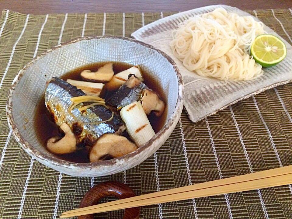 サンマ生姜つけ麺