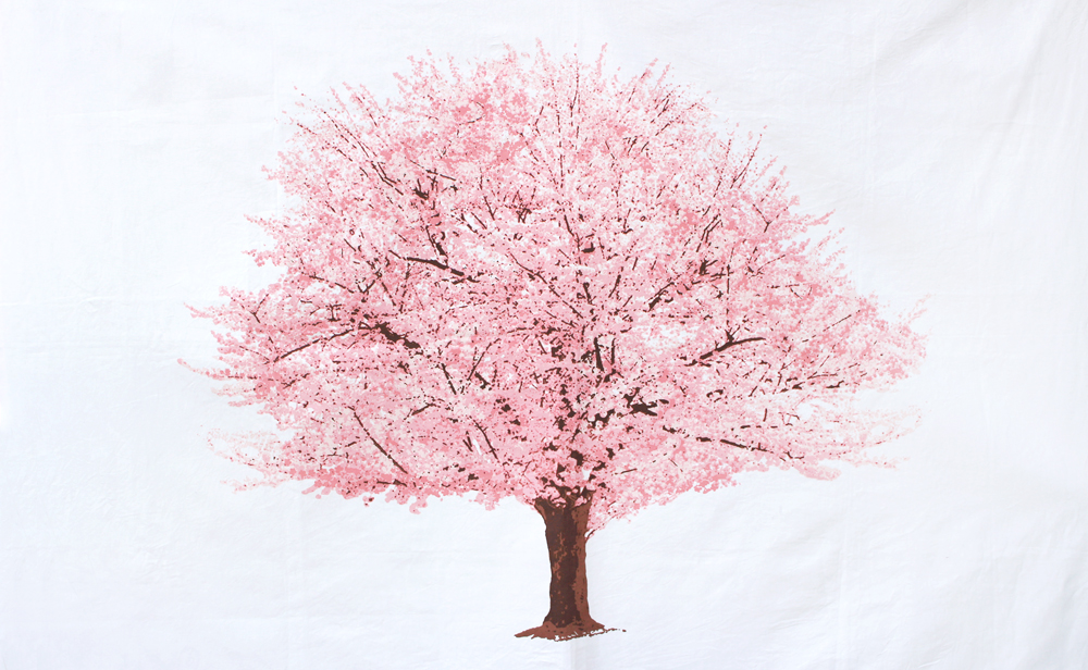 桜の木のタペストリー