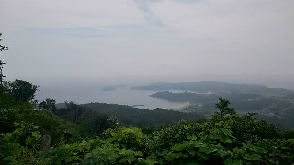 亀山山頂からの景色
