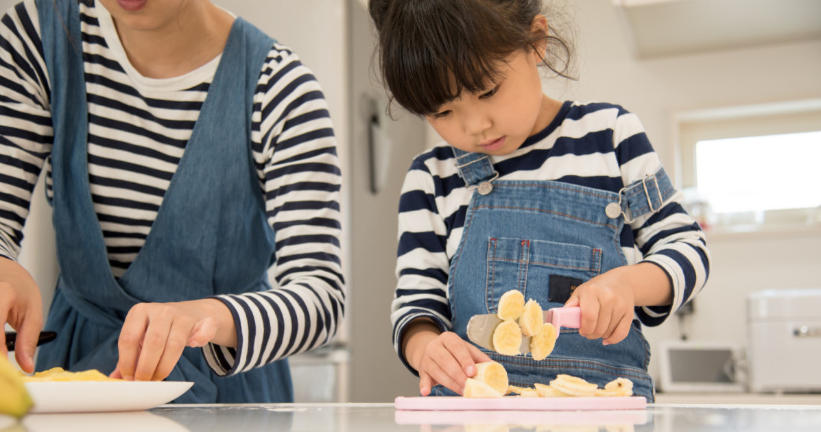 親子で料理