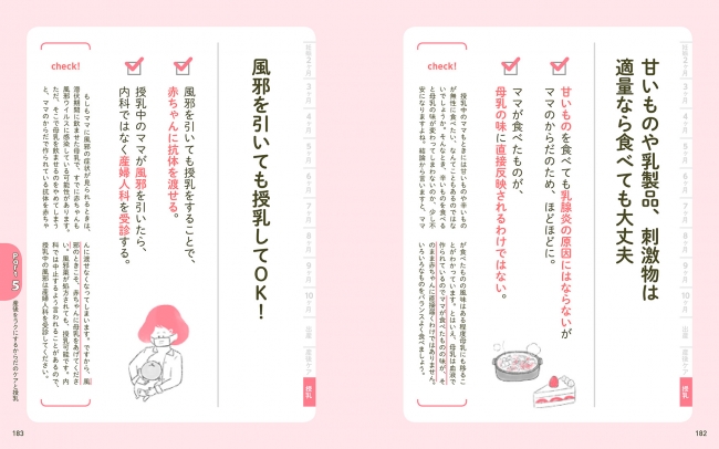 妊娠中～産後のこんなときどうする？ はじめてママの「からだとこころの悩み」お助けBOOKの中身