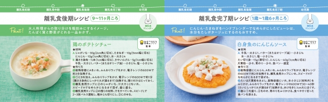 ハンドブレンダー　ベビーマルチ　レシピ本中身