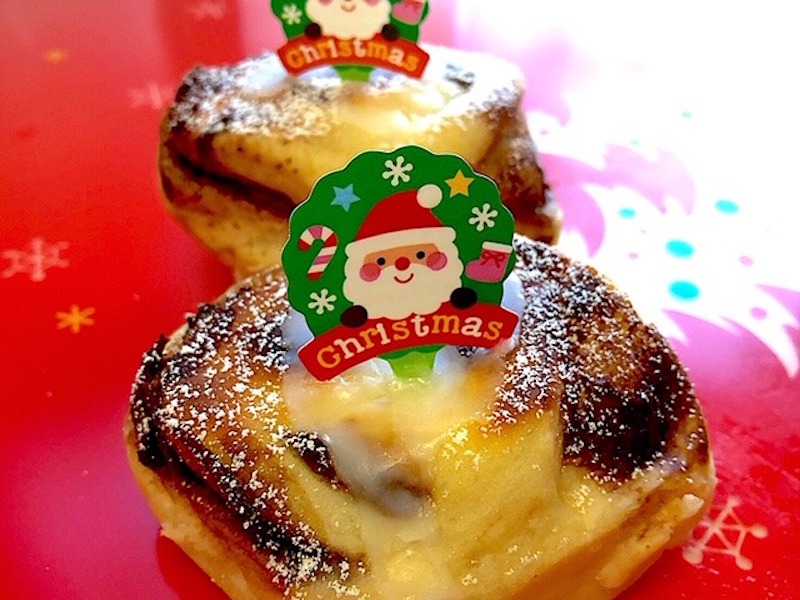xmasシナモンロールパン