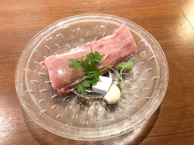 豚ヒレ肉のレモンバターソース材料