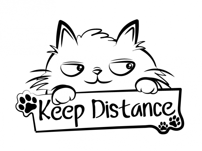 Keep Distance（もっと距離をあけてください）