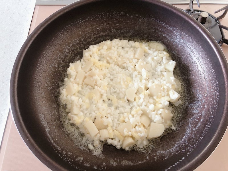 フライパンで焼く