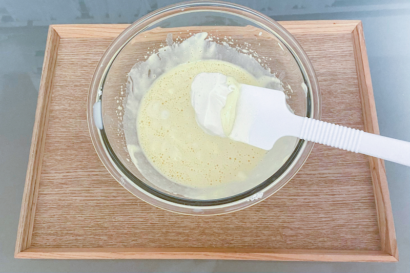 米粉のプチロールケーキの作り方